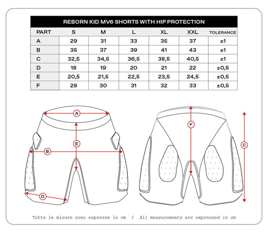 Ufo plast protektorenhose reborn mv6 children's protec. trouse reborn mv6 black gr. l