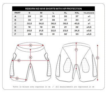 Ufo plast protektorenhose reborn mv6 children's protec. trouse reborn mv6 black gr. m