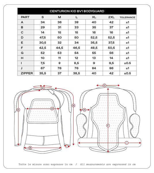 Ufo plast protektorenhemd centurion bv1 children's protec. shirt centurion bv1 black m