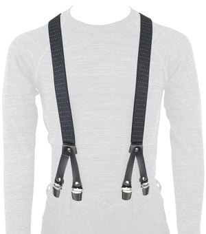 Oxford bretels trouser braces riggers chic black
