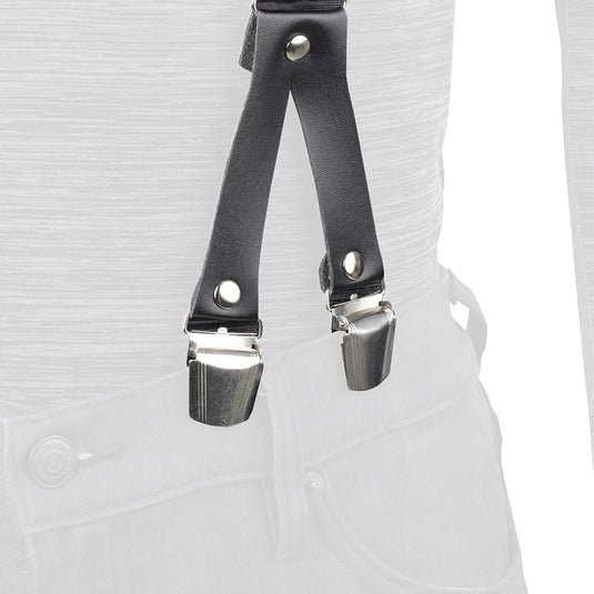 Oxford hosenträger trouser braces riggers chic black