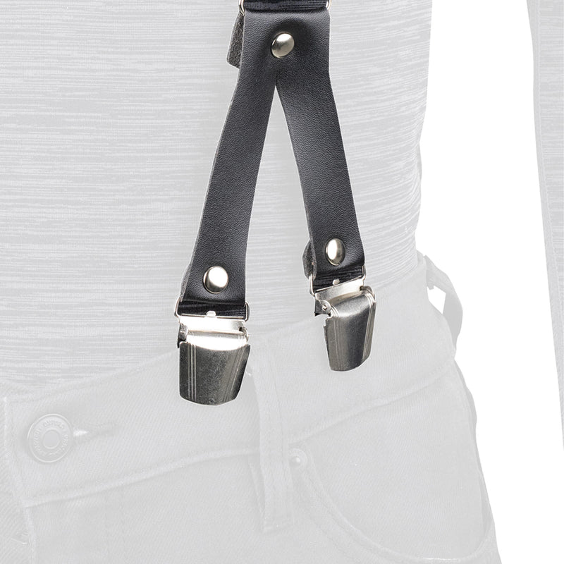 Load image into Gallery viewer, Oxford bretels trouser braces riggers chic black
