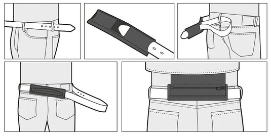Oxford jackenverbinder belt fastener black