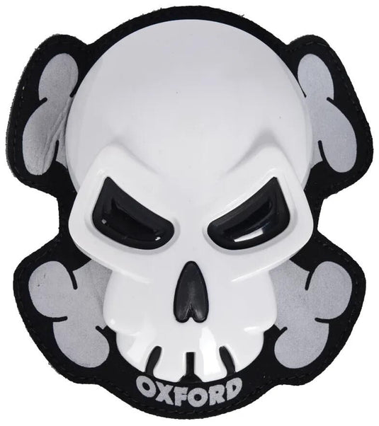 Oxford knieschleifer knee slider skull white