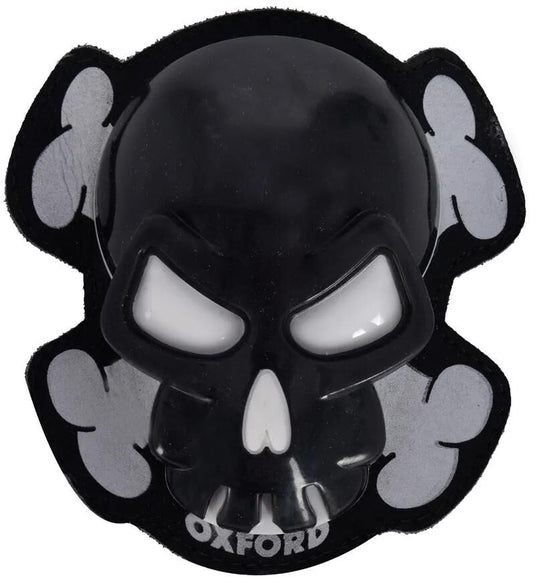 Oxford knieschleifer knee slider skull black