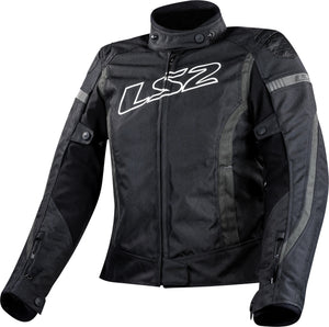 Ls2 jas gate jacket gate lady black dark gray xl