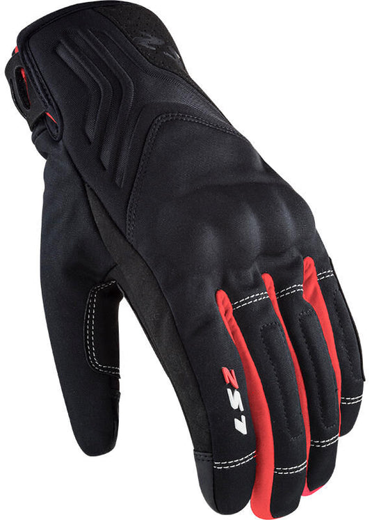 Ls2 handschoenen jet ii man gloves jet 2 man black red m