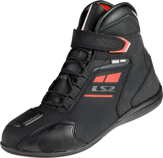 Ls2 laarzen garra wp man boots garra man wp black red 43