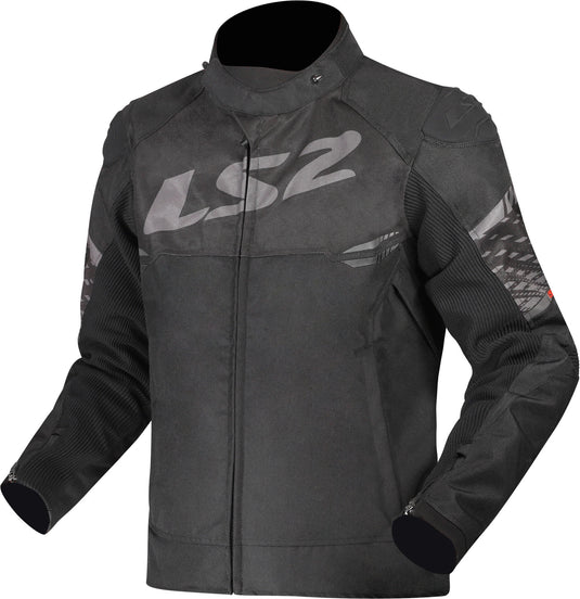 Ls2 jas apex jacket apex men black dark gray size 3xl