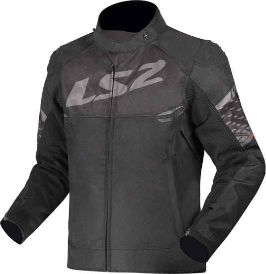 Ls2 jacke apex jacket apex men black dark gray size 3xl