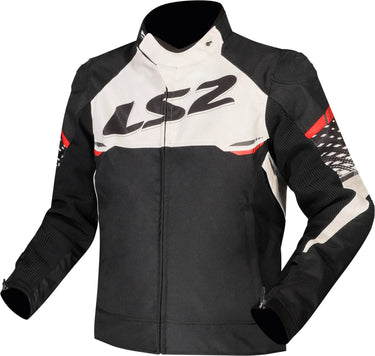 Ls2 jacke apex jacket apex men black white red gr. l