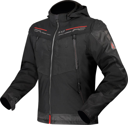 Ls2 zirconium jas jacket zirconium mens black red gr. xl
