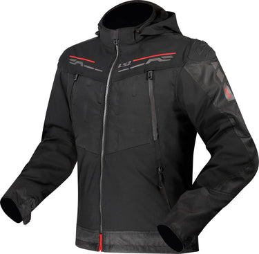 Ls2 jacke zirconium jacket zirconium mens black red gr. l