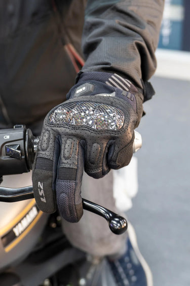 Ls2 handschuh atom man glove atom mens black gr. 3xl