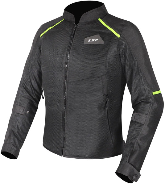Ls2 jacke breeze lady jacket breeze ladies black yellow gr. xl