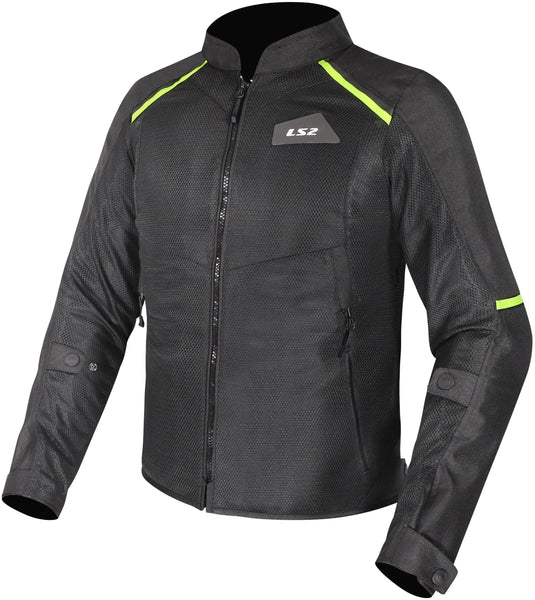 Ls2 jacke breeze man jacket breeze men black yellow gr. 3xl