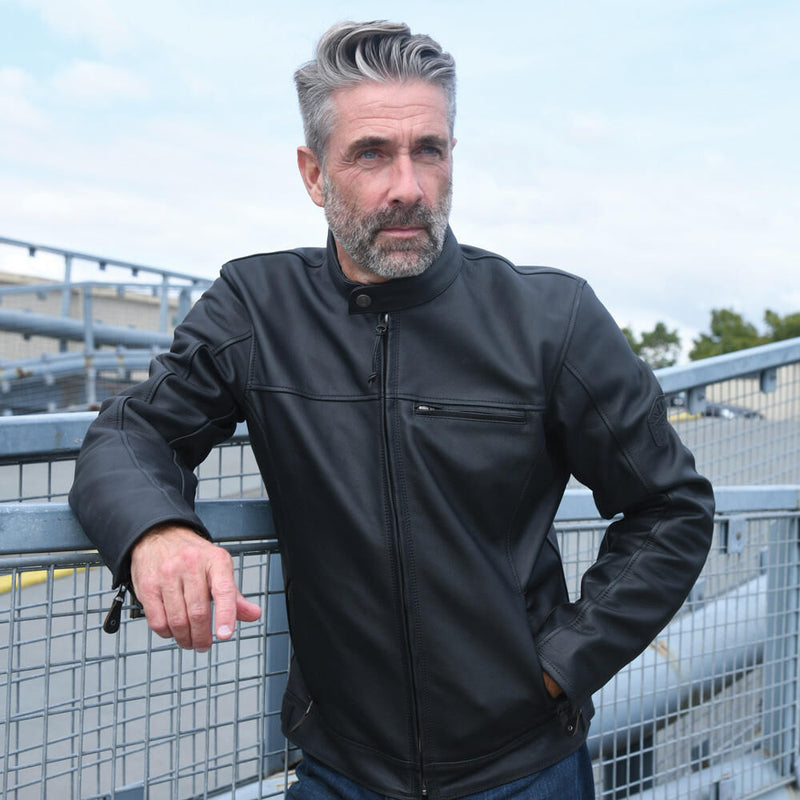 Load image into Gallery viewer, Oxford leren jas walton jacket walton leather black s

