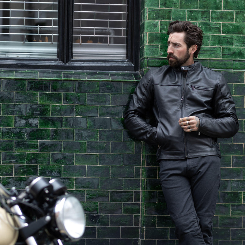 Load image into Gallery viewer, Oxford leren jas walton 2.0 van jacket walton 2.0 aa leather black gr. l
