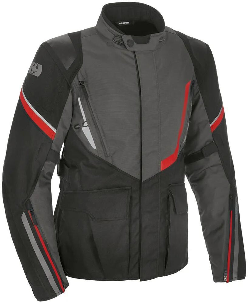Load image into Gallery viewer, Oxford jacke montreal 4.0 jacket montreal 4. black grey red size 5xl
