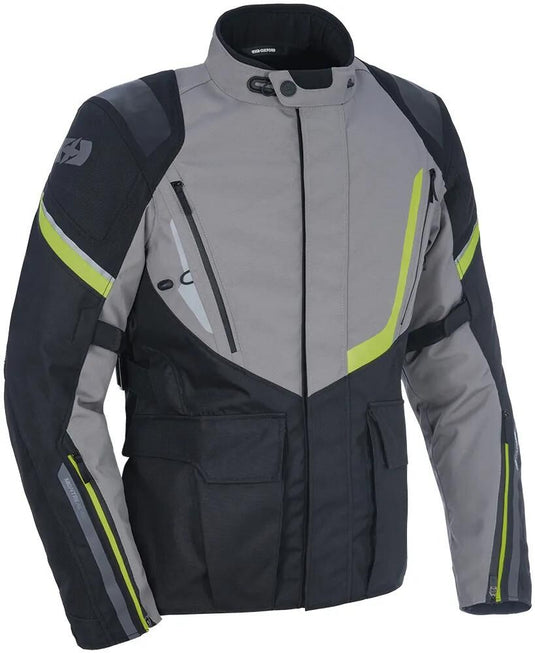 Oxford jas montreal 4.0 jacket montreal 4. black grey yellow size m