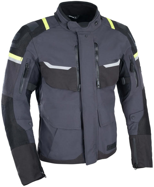 Oxford jas stormland jacket stormland gray sw neon yellow gr. m
