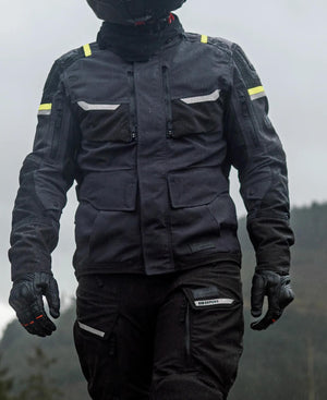 Oxford jas stormland jacket stormland gray sw neon yellow gr. m