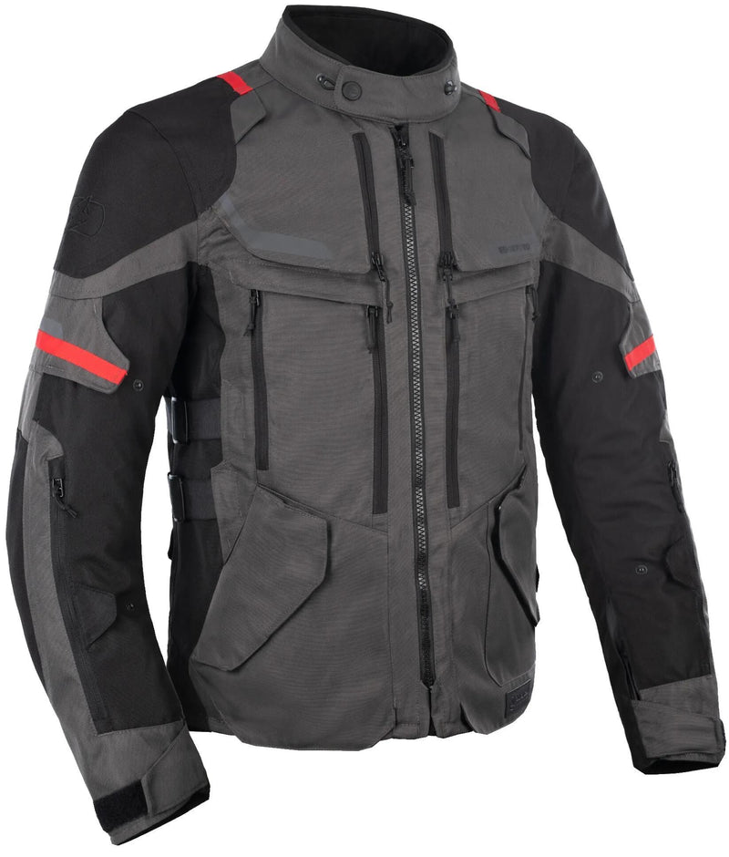Load image into Gallery viewer, Oxford jacke rockland jacket rockland gray sw red gr. 3xl

