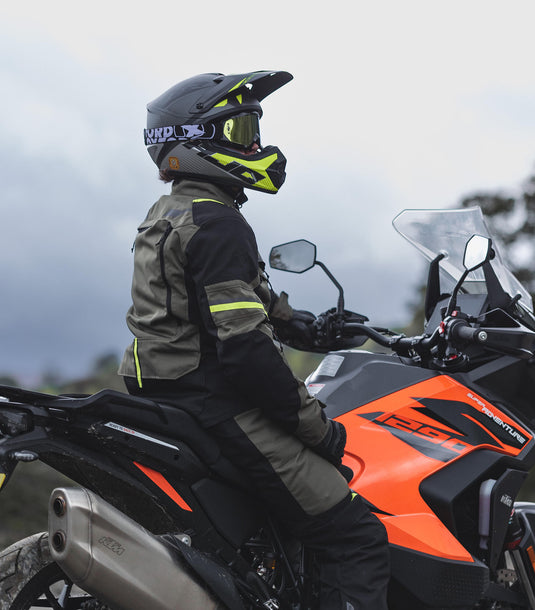 Oxford jas rockland jacket rockland brown bw yellow gr. l