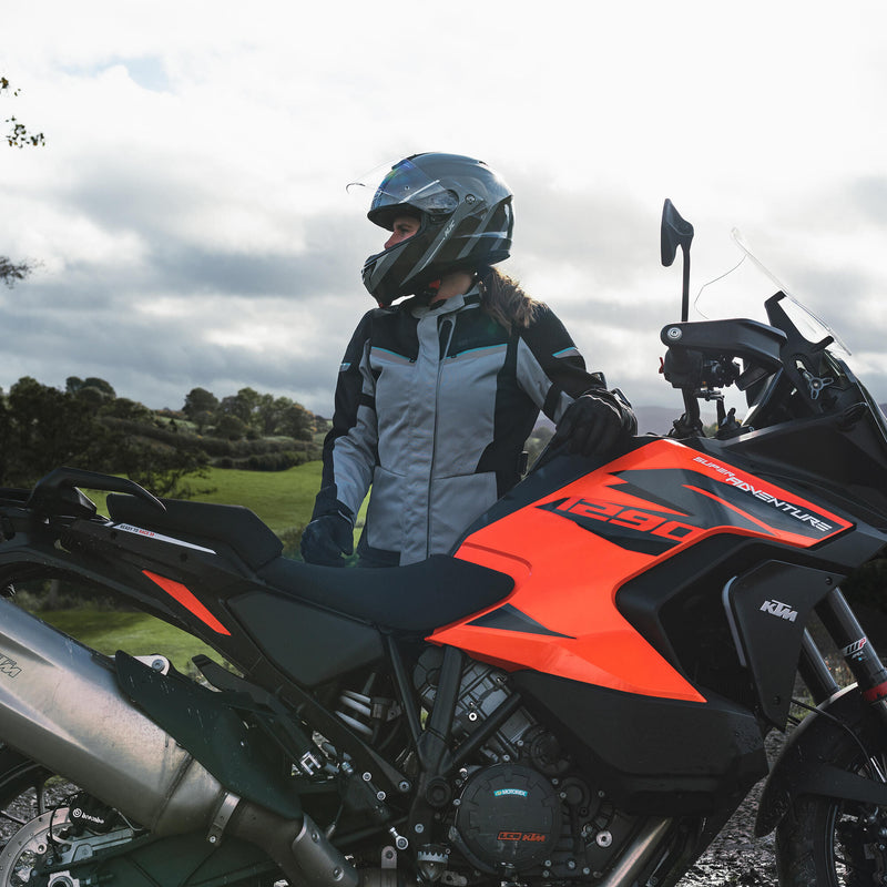 Load image into Gallery viewer, Oxford jas dakota 3.0 jacket dakota 3.0 ladies silver sw size 18
