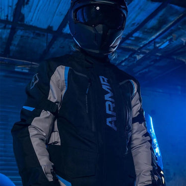 Armr jacke kiso 4.0 jacket kiso 4.0 wp ms black grey blue gr. xl
