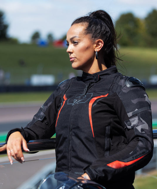 Oxford jas omega 1.0 jacket omega 1.0 d2d ws black camo red 40