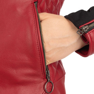 Oxford lederjacke radley leather jacket rad ws red 44