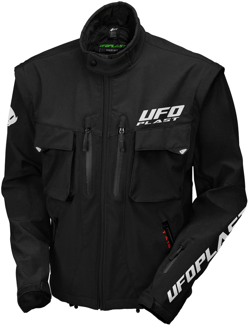 Load image into Gallery viewer, Ufo plast jacke taiga enduro jacket ufo black gr. xl
