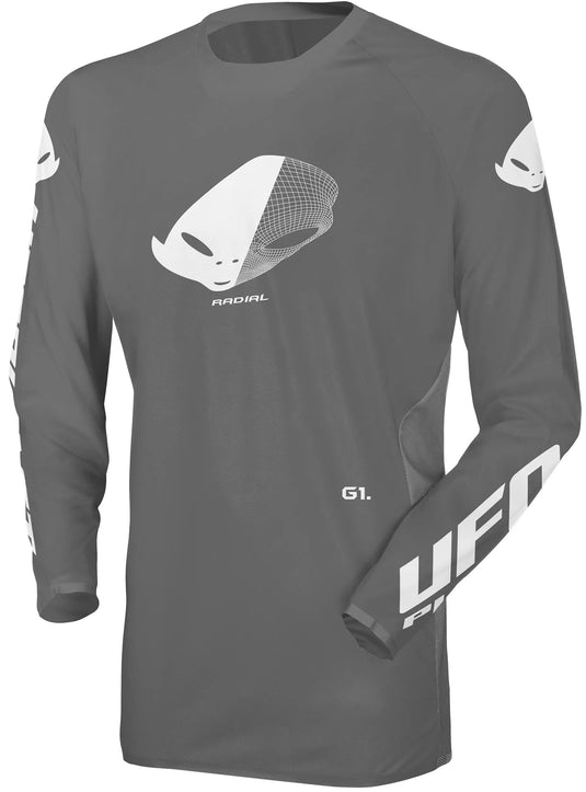 Ufo plast jersey mx radial mx jersey ufo radial grey gr. s