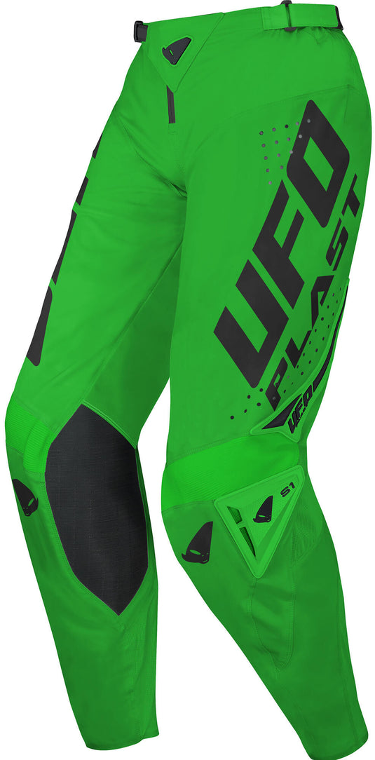 Ufo plast broek mx radial mx trousers ufo radial neon green size 52
