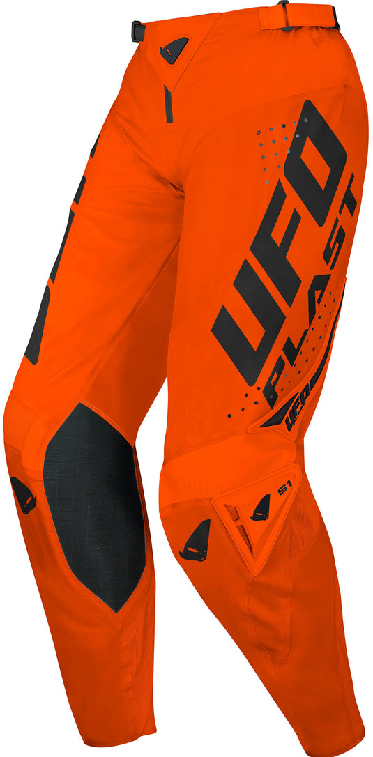 Ufo plast broek mx radial mx trousers ufo radial neon orange size 50