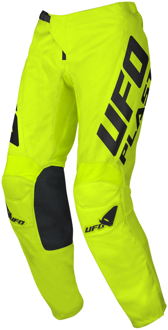Ufo plast hose mx radial mx kids pants ufo radial neon yellow size 140