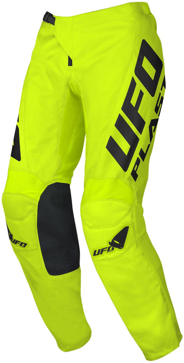 Ufo plast hose mx radial mx kids pants ufo radial neon yellow size 158