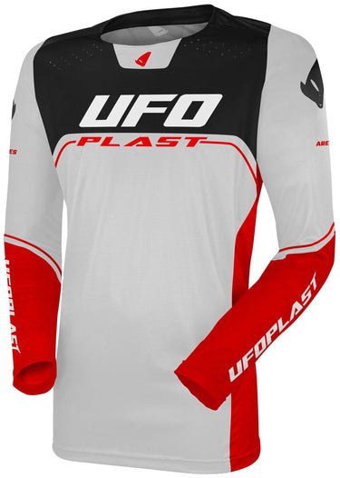 Ufo plast jersey mx ares mx jersey ufo ares gray rot gr. xl