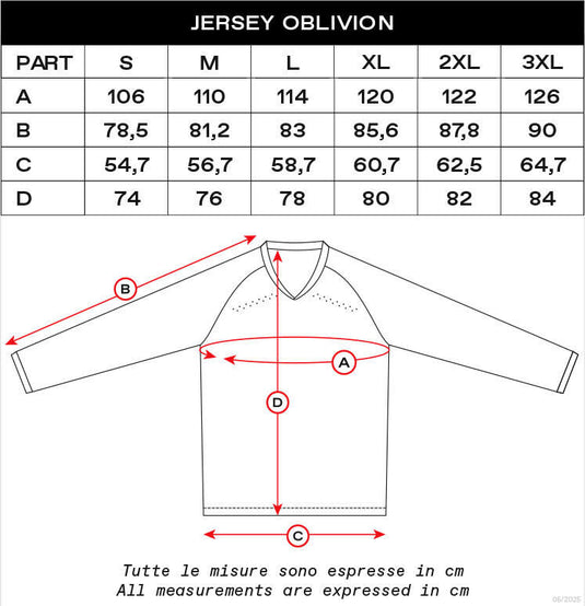 Ufo plast jersey mx oblivion mx jersey ufo oblivion blue rot gr. l