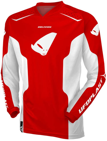 Ufo plast jersey mx oblivion mx jersey ufo oblivion red white gr. l