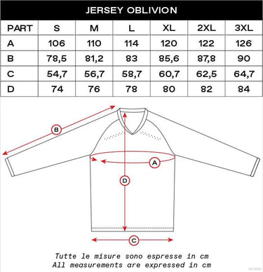 Ufo plast jersey mx oblivion mx jersey ufo oblivion blue red gr. m