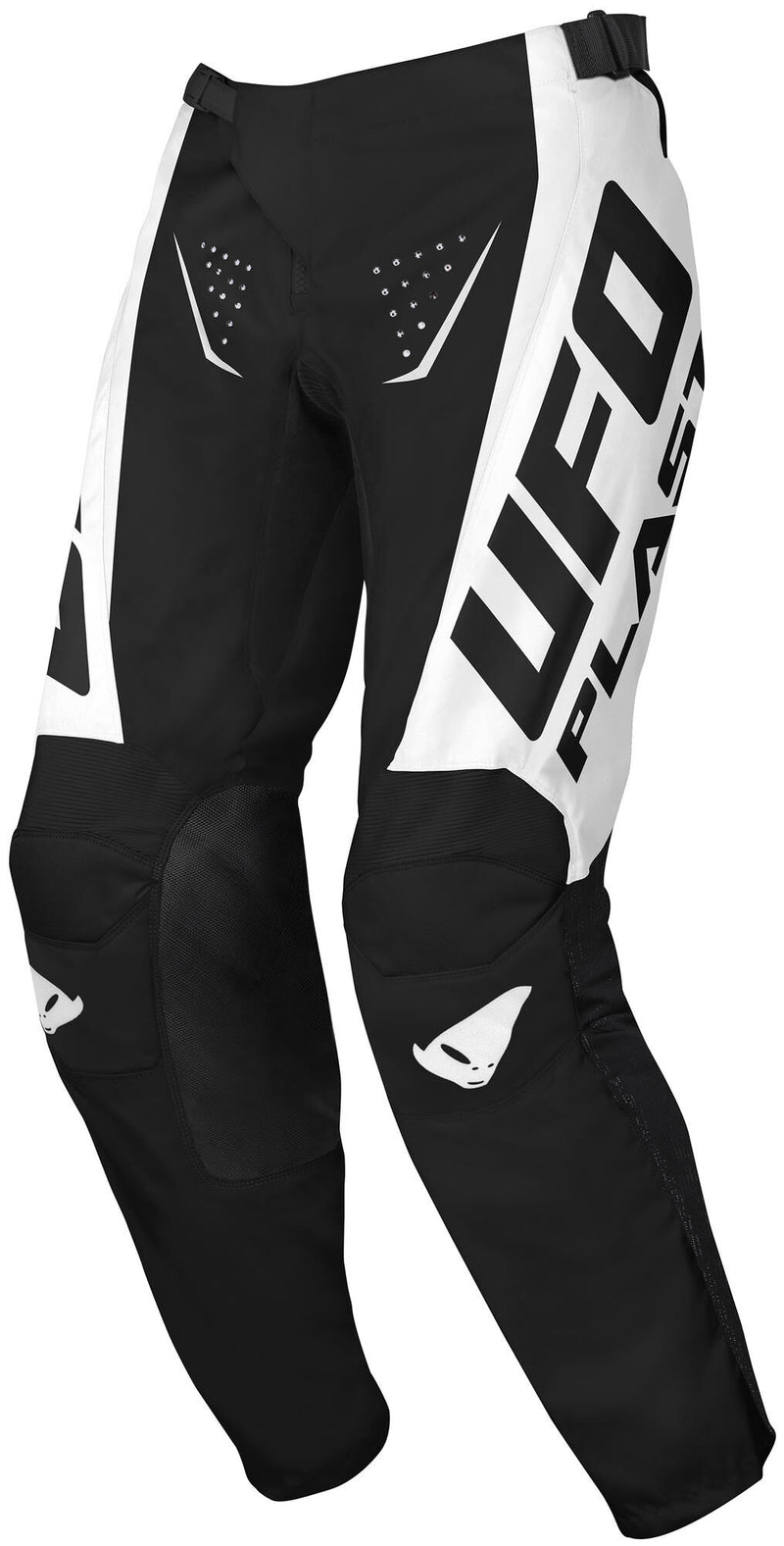 Load image into Gallery viewer, Ufo plast broek mx oblivion mx trousers ufo oblivion black white size 54
