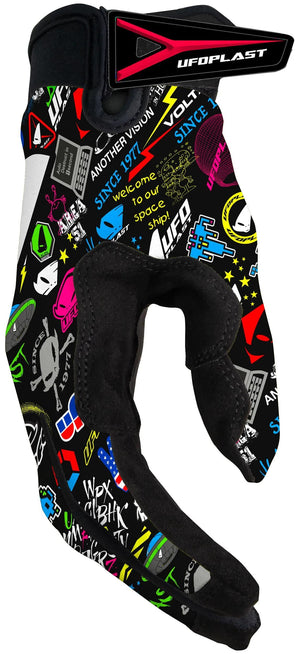 Ufo plast crosshandschuh skyline kids children gloves ufo skyline graphic gr. l