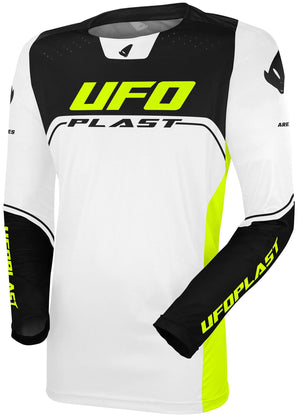 Ufo plast jersey ares kids children's jersey ufo are white black gr.xxs