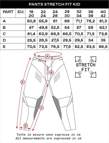 Ufo plast hose ares children's pants ufo ares red blue size 158