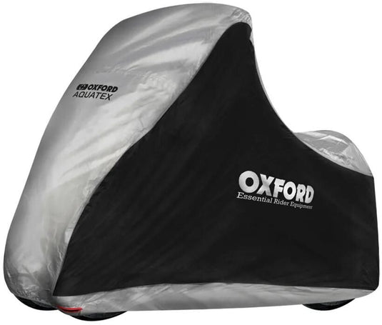 Oxford faltgarage aquatex bike covers aquate mp3 black silver