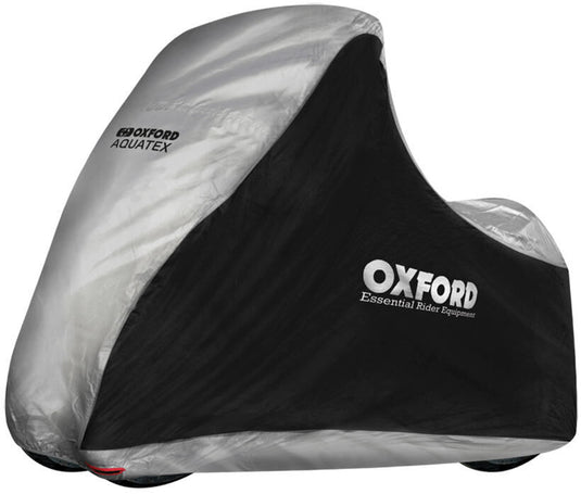 Oxford vouwgarage aquatex bike covers aquate mp3 black silver