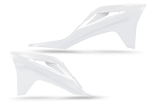 Ufo plast radiateurafdekking radiator covers ufo gasgas white