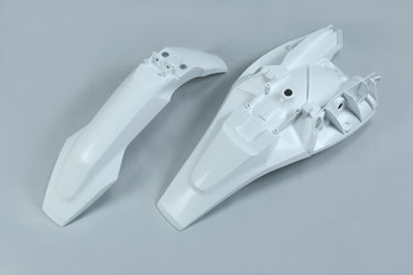 Ufo plast kotflügelsatz mudguard set ufo husqvarna oem white